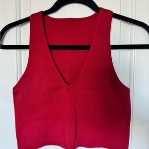 COPY - ATHLETA Aurora Seamless Crop Rib Tank